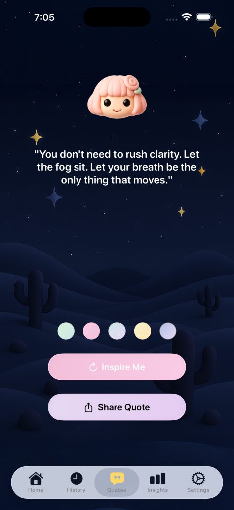 Feelis app screen 9